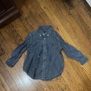 Ralph Lauren Kids Blue Button Down Shirt